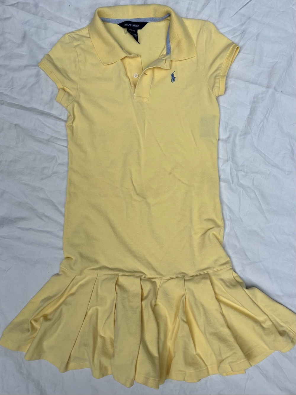 Polo by Ralph Lauren Yellow Girls Polo Dress